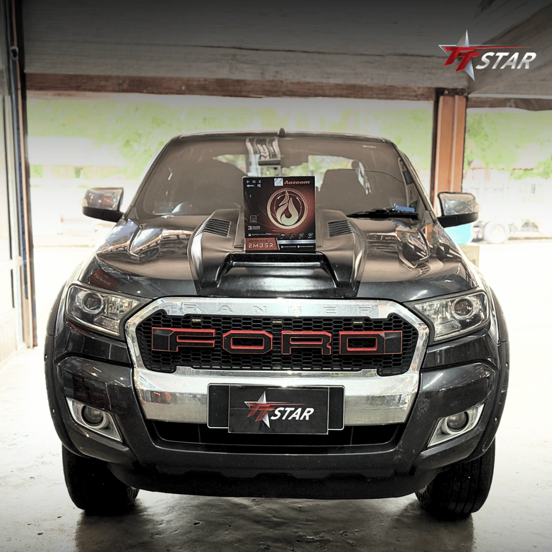 รีวิว อัพเกรดไฟหน้ารถยนต์ FORD ส.ศักดิ์ยนต์ อุบลราชธานี