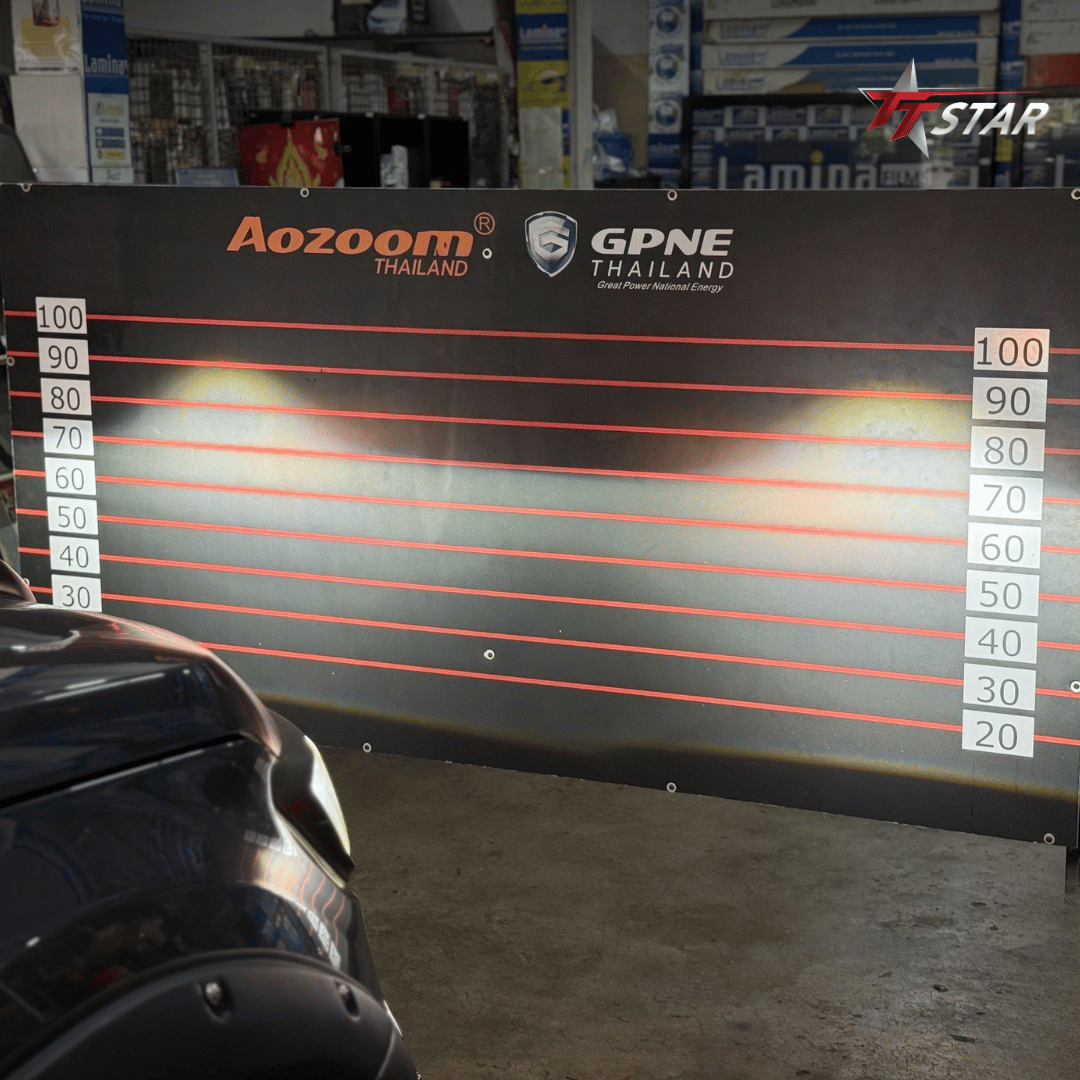 รีวิว อัพเกรดไฟหน้ารถยนต์ FORD ส.ศักดิ์ยนต์ อุบลราชธานี