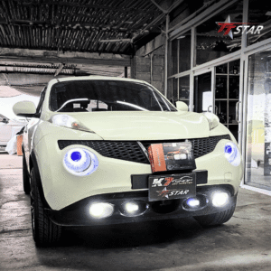 รีวิว อัพเกรดไฟหน้ารถยนต์ NISSAN JUKE K7 ประดับยนต์ นครราชสีมา