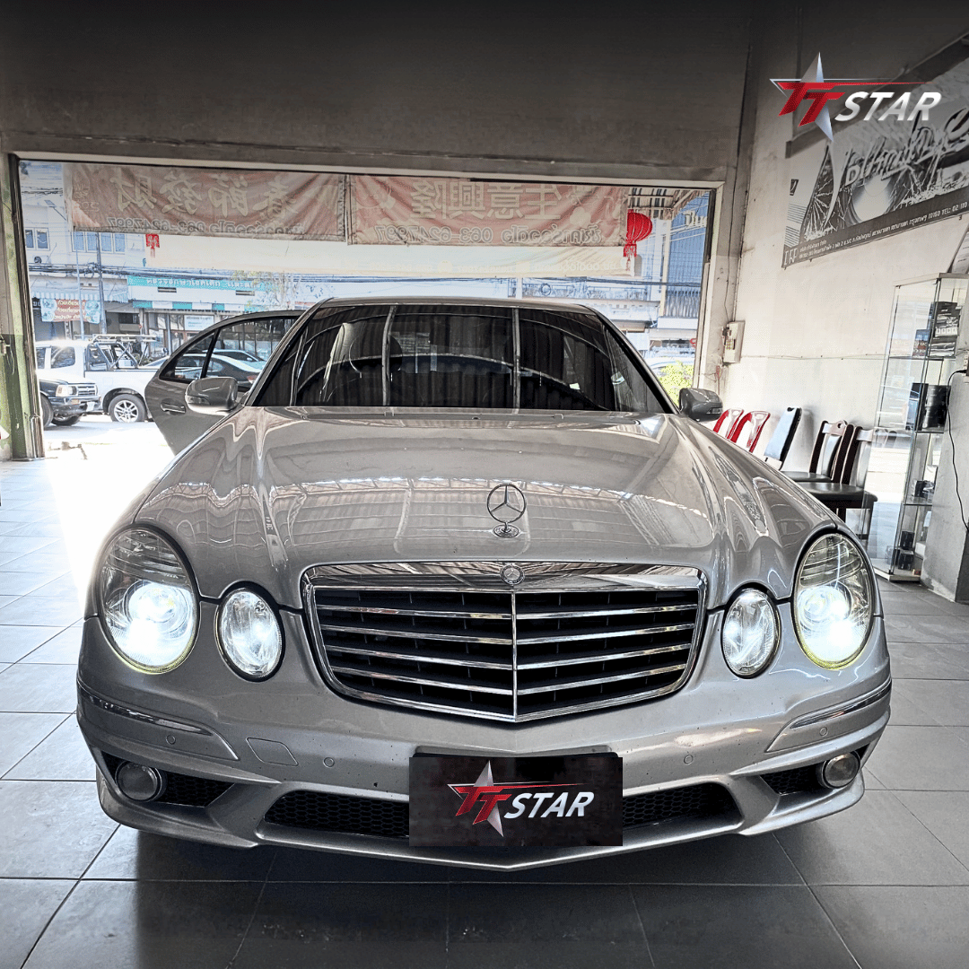 รีวิว อัพเกรดไฟหน้ารถยนต์ BENZ ชัชคาร์ ออดิโอ อุดรธานี