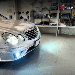 รีวิว อัพเกรดไฟหน้ารถยนต์ MERCEDES BENZ E350 W211 ชัชคาร์ ออดิโอ อุดรธานี
