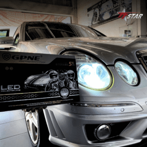 รีวิว อัพเกรดไฟหน้ารถยนต์ MERCEDES BENZ E350 W211 ชัชคาร์ ออดิโอ อุดรธานี