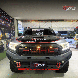 รีวิว อัพเกรดไฟหน้ารถยนต์ FORD ชัชคาร์ ออดิโอ อุดรธานี