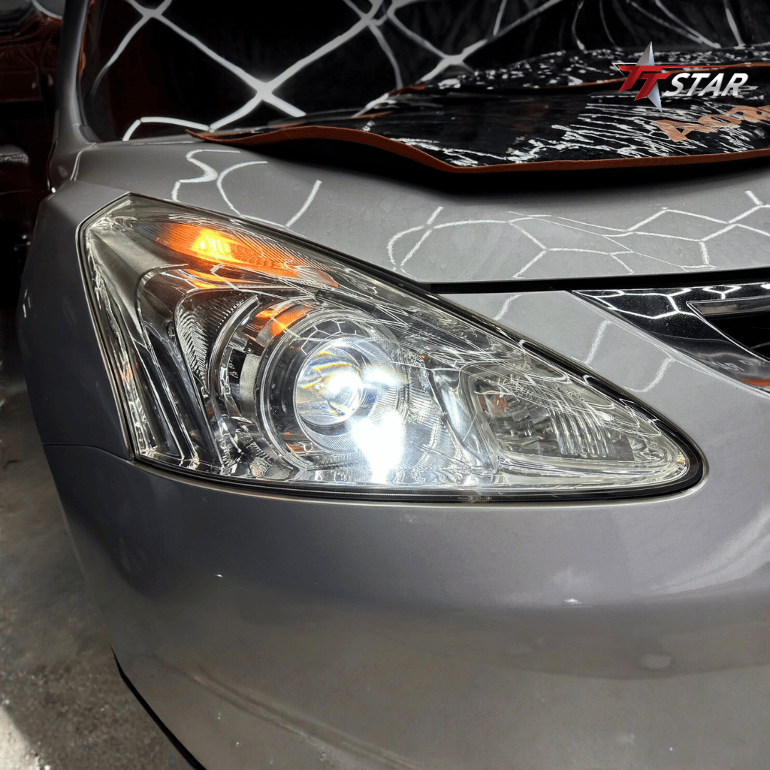 รีวิว อัพเกรดไฟหน้ารถยนต์ NISSAN PULSAR นพ ออโต้แม็กซ์ บางวัว ฉะเชิงเทรา