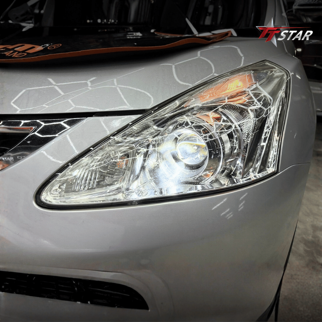 รีวิว อัพเกรดไฟหน้ารถยนต์ NISSAN PULSAR นพ ออโต้แม็กซ์ บางวัว ฉะเชิงเทรา