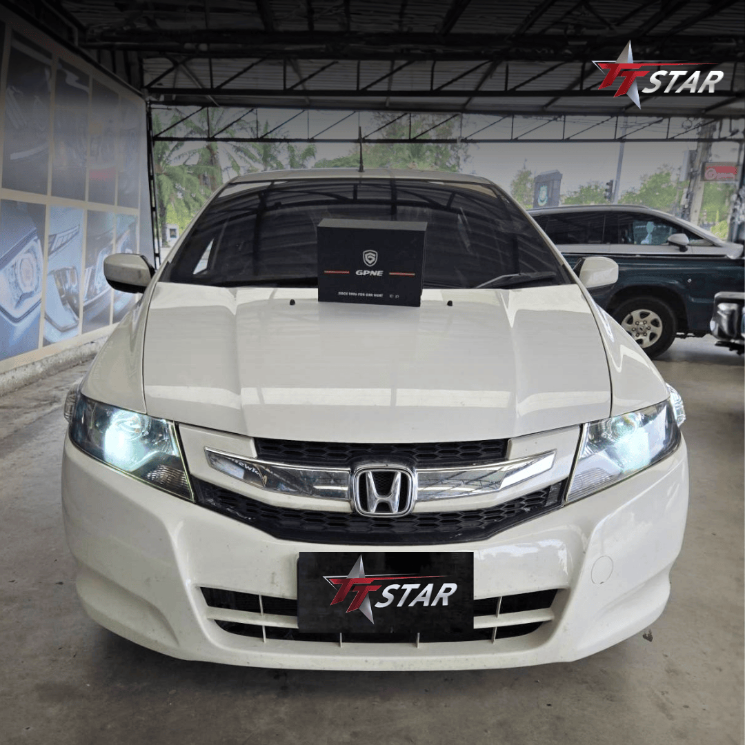 รีวิว อัพเกรดไฟหน้ารถยนต์ HONDA CITY Aya Auto Light หัวหิน ประจวบคีรีขันธ์
