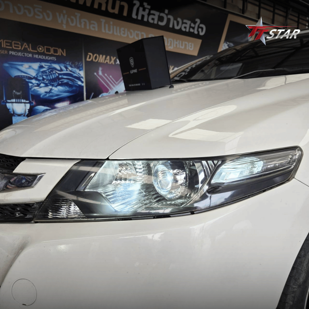 รีวิว อัพเกรดไฟหน้ารถยนต์ HONDA Aya Auto Light หัวหิน ประจวบคีรีขันธ์