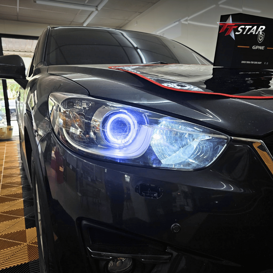 รีวิว อัพเกรดไฟหน้ารถยนต์ MAZDA Aya Auto Light หัวหิน ประจวบคีรีขันธ์