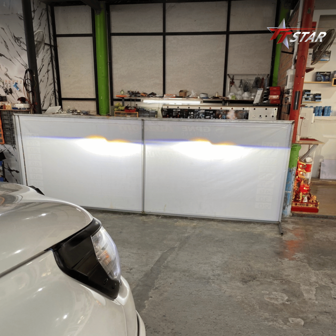 รีวิว อัพเกรดไฟหน้ารถยนต์ TOYOTA เคเคประดับยนต์ ยะลา