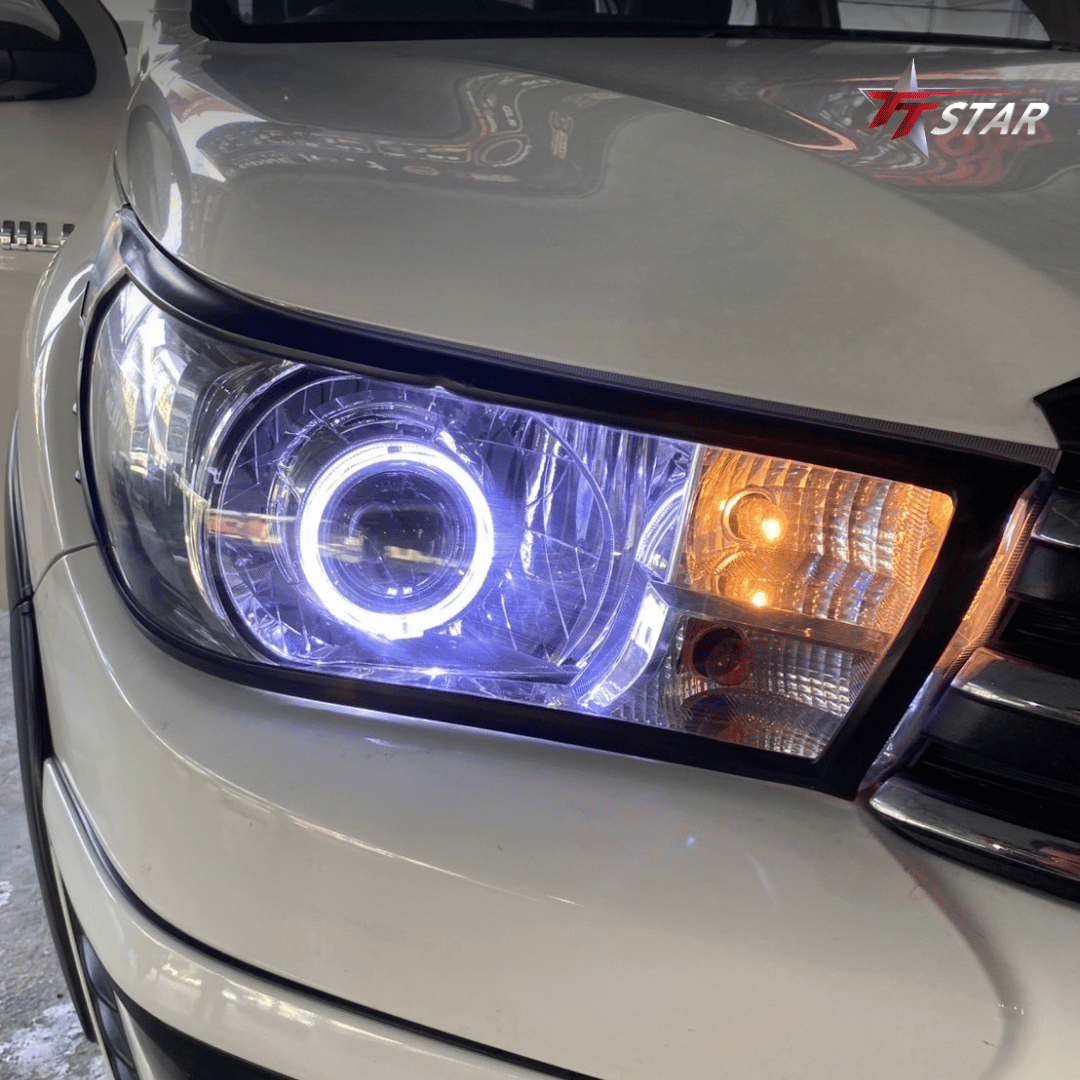 รีวิว อัพเกรดไฟหน้ารถยนต์ TOYOTA เคเคประดับยนต์ ยะลา