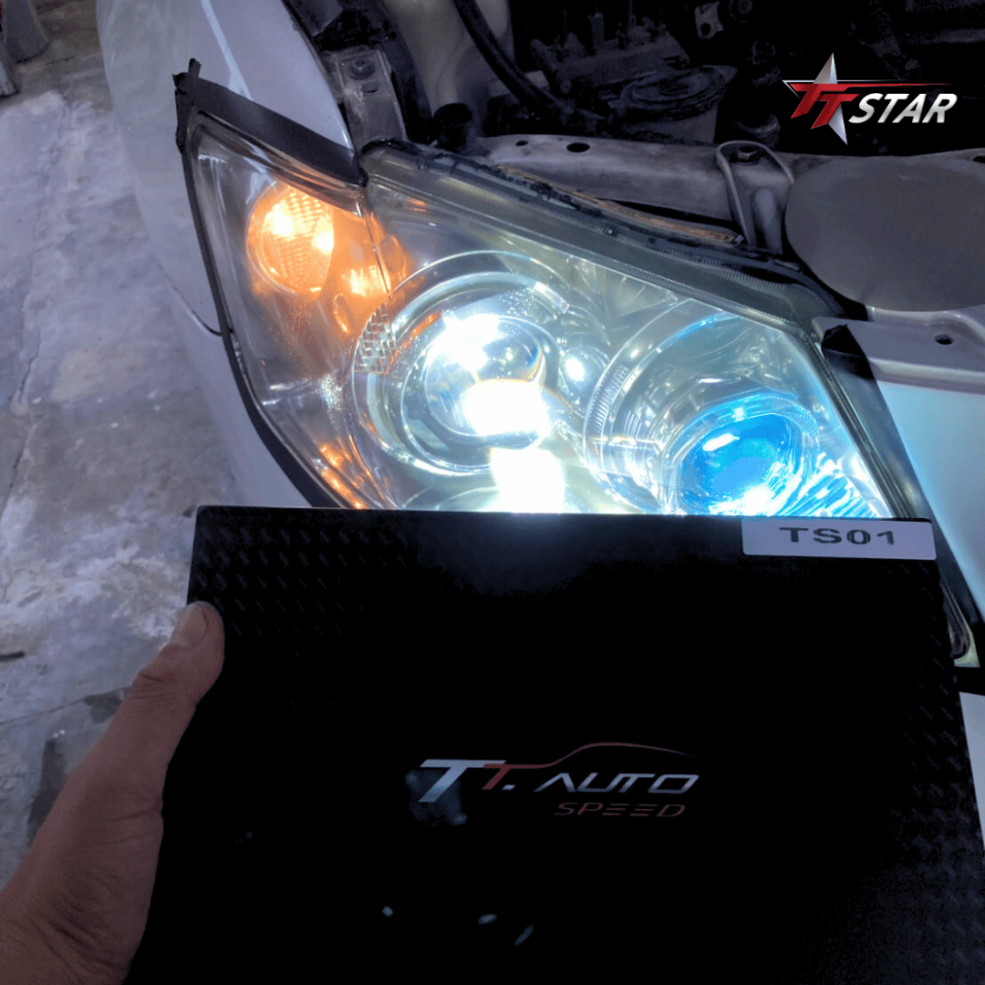 รีวิว อัพเกรดไฟหน้ารถยนต์ TOYOTA เคเคประดับยนต์ ยะลา