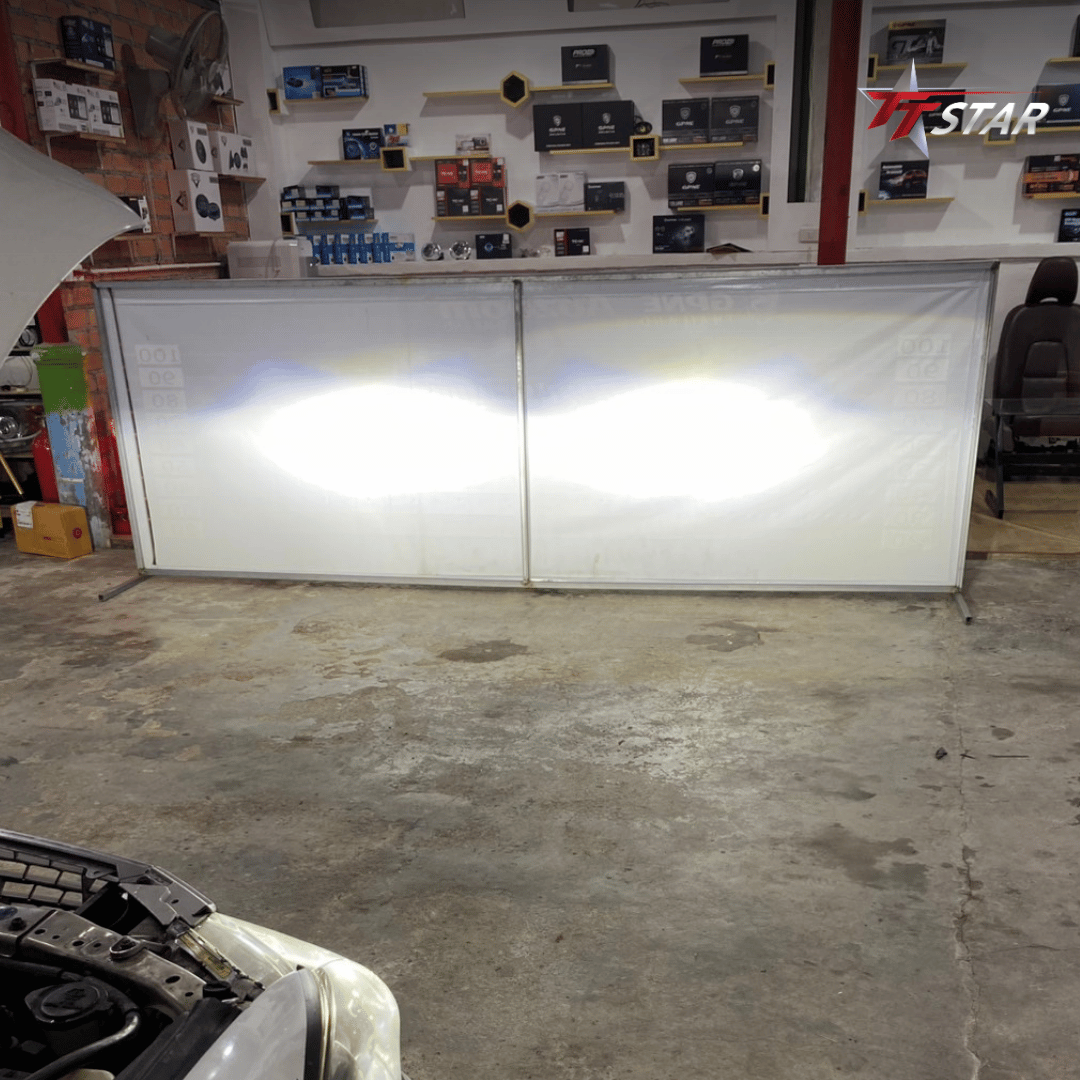 รีวิว อัพเกรดไฟหน้ารถยนต์ TOYOTA เคเคประดับยนต์ ยะลา