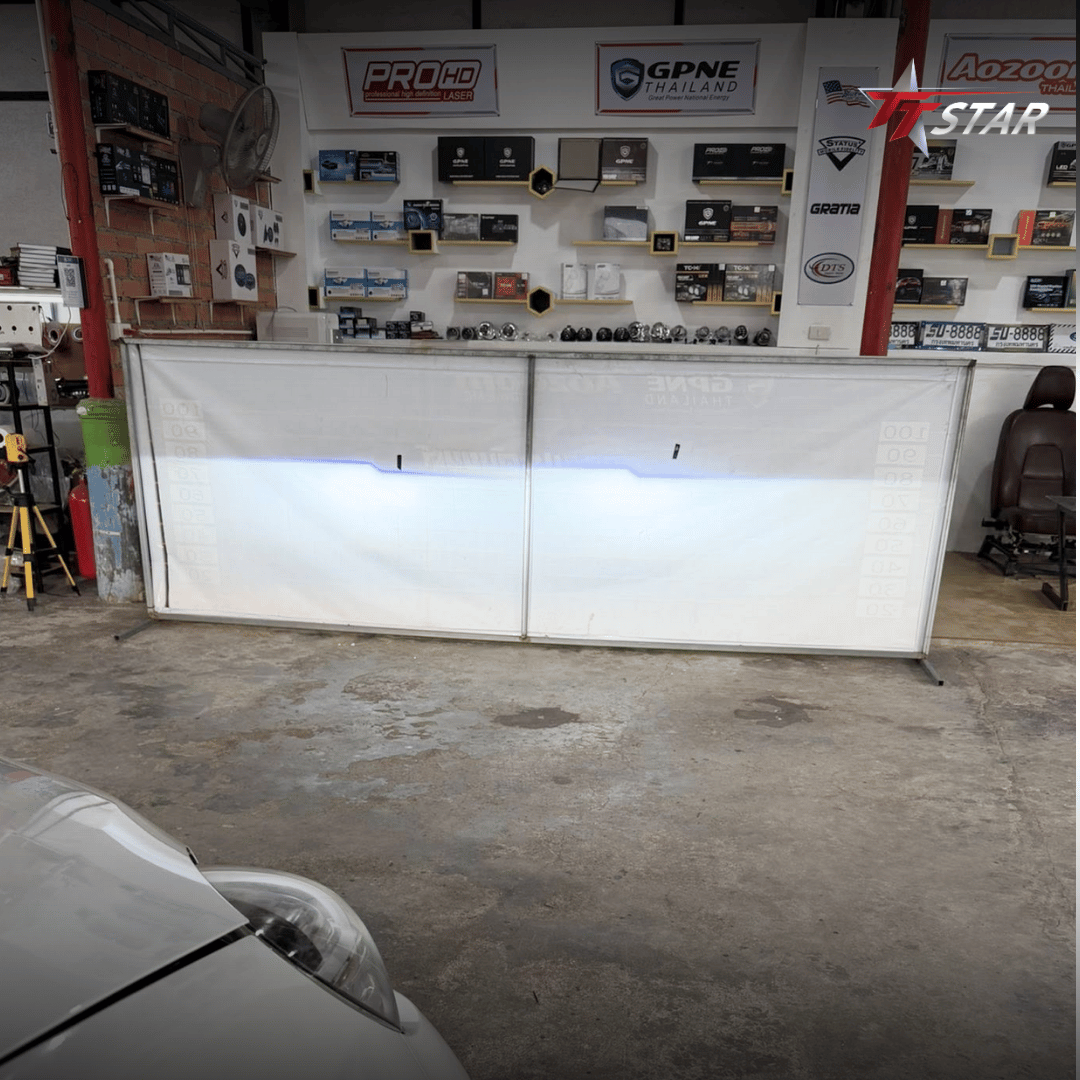 รีวิว อัพเกรดไฟหน้ารถยนต์ HONDA เคเคประดับยนต์ ยะลา