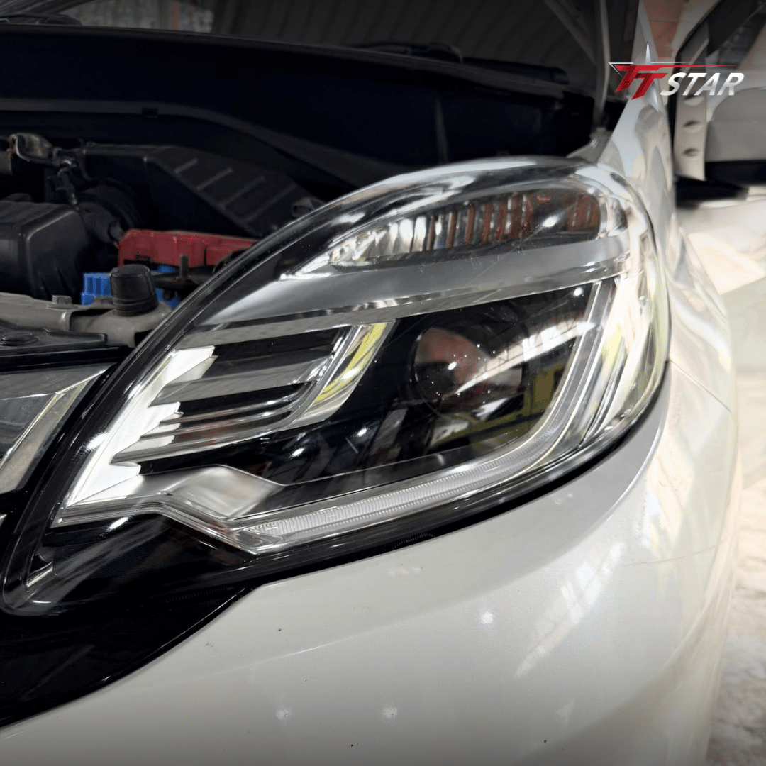 รีวิว อัพเกรดไฟหน้ารถยนต์ HONDA เคเคประดับยนต์ ยะลา