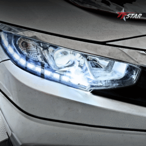 รีวิว อัพเกรดไฟหน้ารถยนต์ HONDA CIVIC เจซี คาร์เซอร์วิส พิษณุโลก