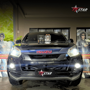 รีวิว อัพเกรดไฟหน้ารถยนต์ ISUZU ห้องกี่ประดับยนต์ ภูเก็ต