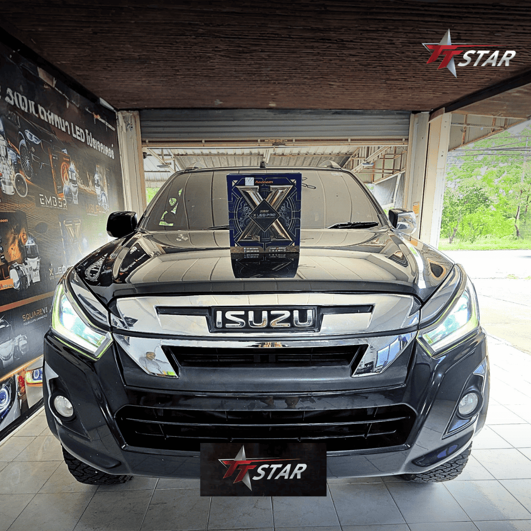รีวิว อัพเกรดไฟหน้ารถยนต์ ISUZU D-MAX N.A.Auto Light เชียงใหม่