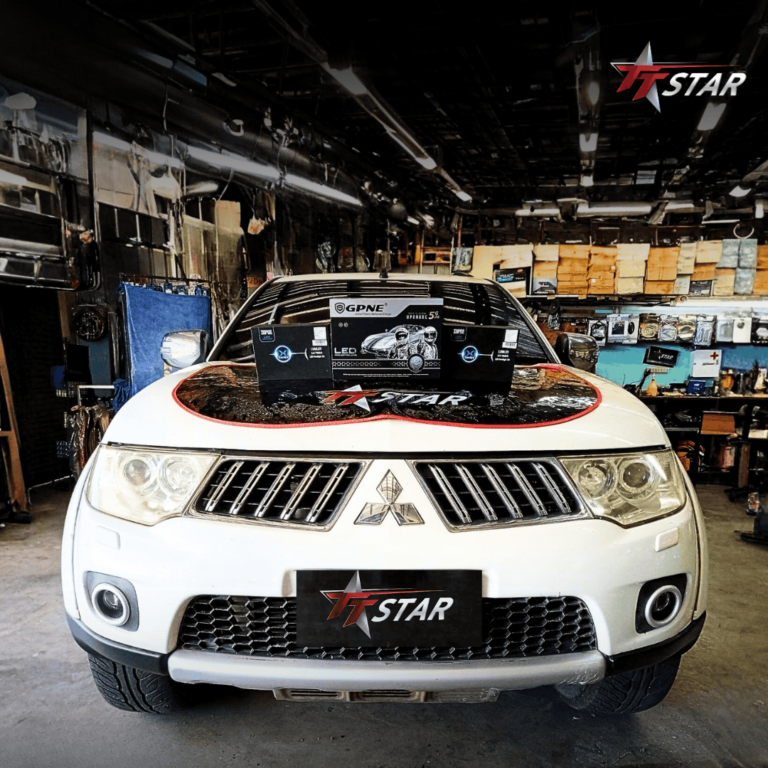 รีวิว อัปเกรด อัพเกรด ไฟหน้า รถยนต์ MITSUBISHI DD Sound & Film ปัตตานี