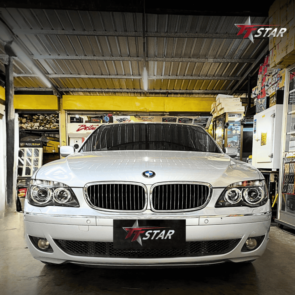 รีวิว อัพเกรดไฟหน้ารถยนต์ BMW 730I DD Sound & Film ปัตตานี