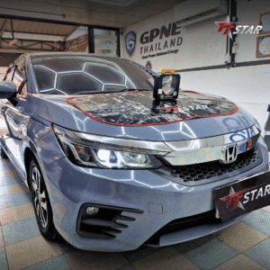 รีวิว อัพเกรดไฟหน้ารถยนต์ HONDA เมืองประดับยนต์ กระบี่