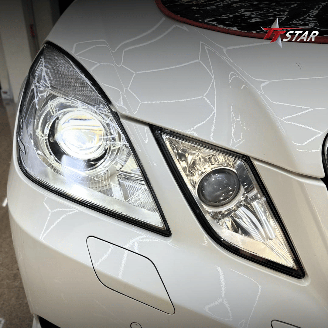 รีวิว อัพเกรดไฟหน้ารถยนต์ Mercedes-Benz W212 E200 CGI POP LED Lighting อยุธยา