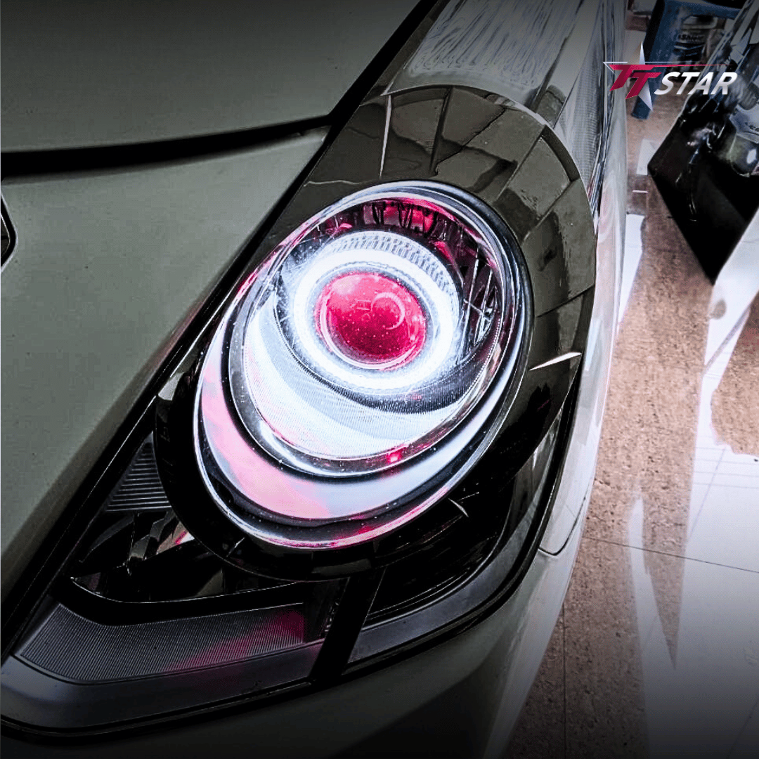 รีวิว อัพเกรดไฟหน้ารถยนต์ HYUNDAI POP LED Lighting อยุธยา