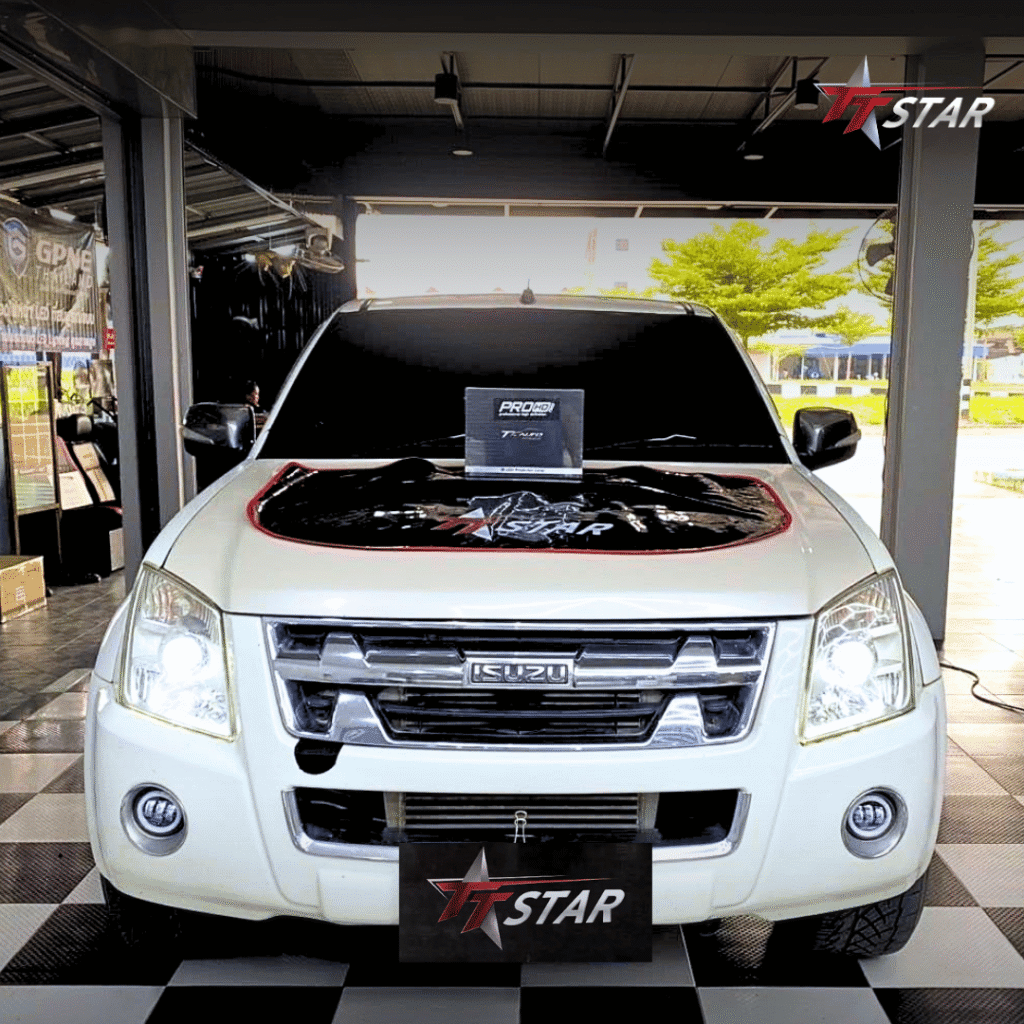 รีวิว อัพเกรดไฟหน้ารถยนต์ ISUZU เจซี คาร์เซอร์วิส พิษณุโลก