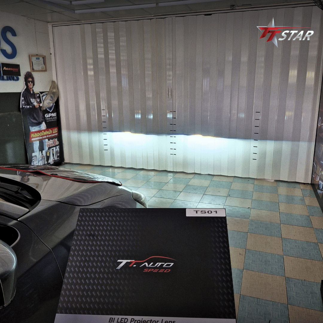 รีวิว อัพเกรดไฟหน้ารถยนต์ MAZDA เมืองประดับยนต์ กระบี่