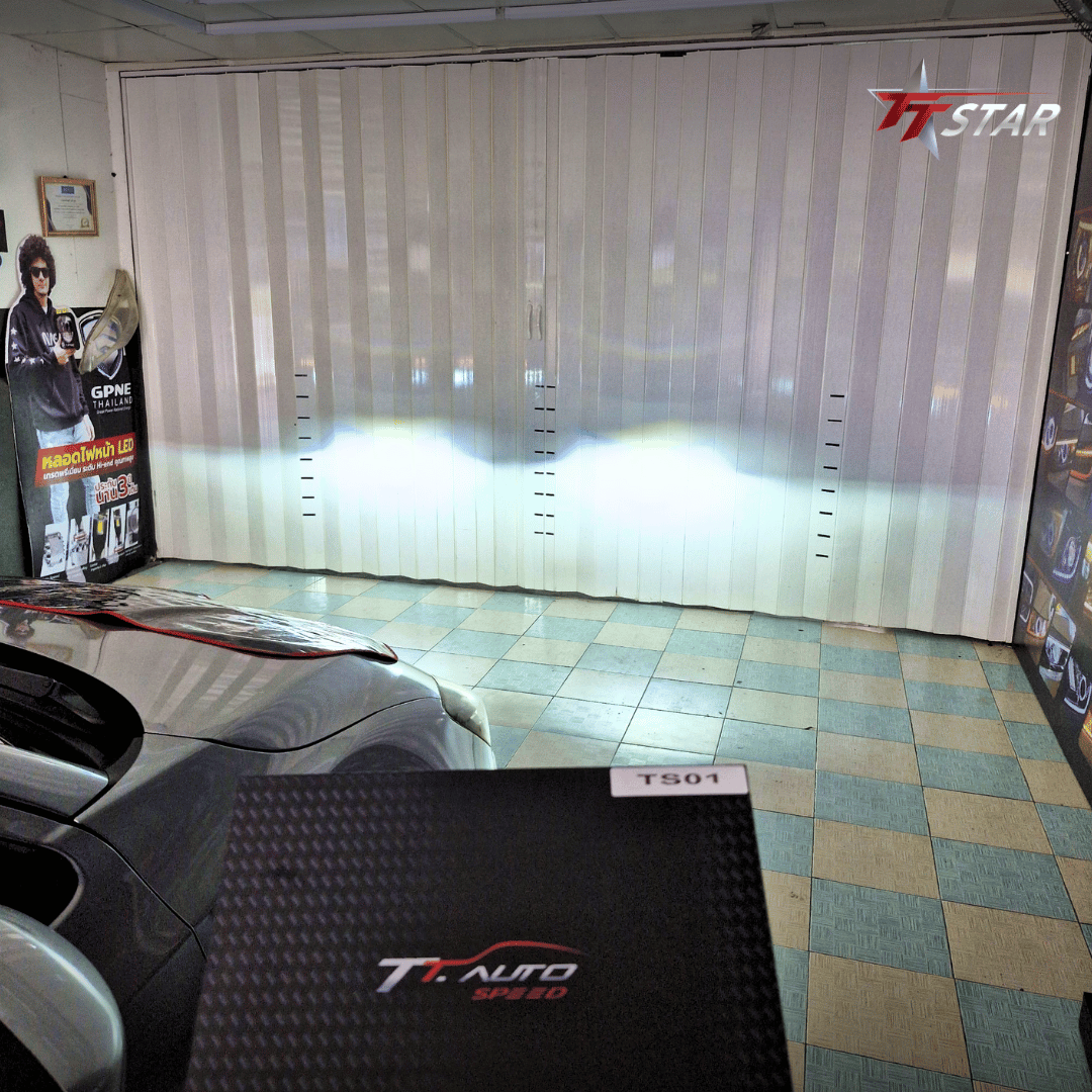 รีวิว อัพเกรดไฟหน้ารถยนต์ MAZDA เมืองประดับยนต์ กระบี่