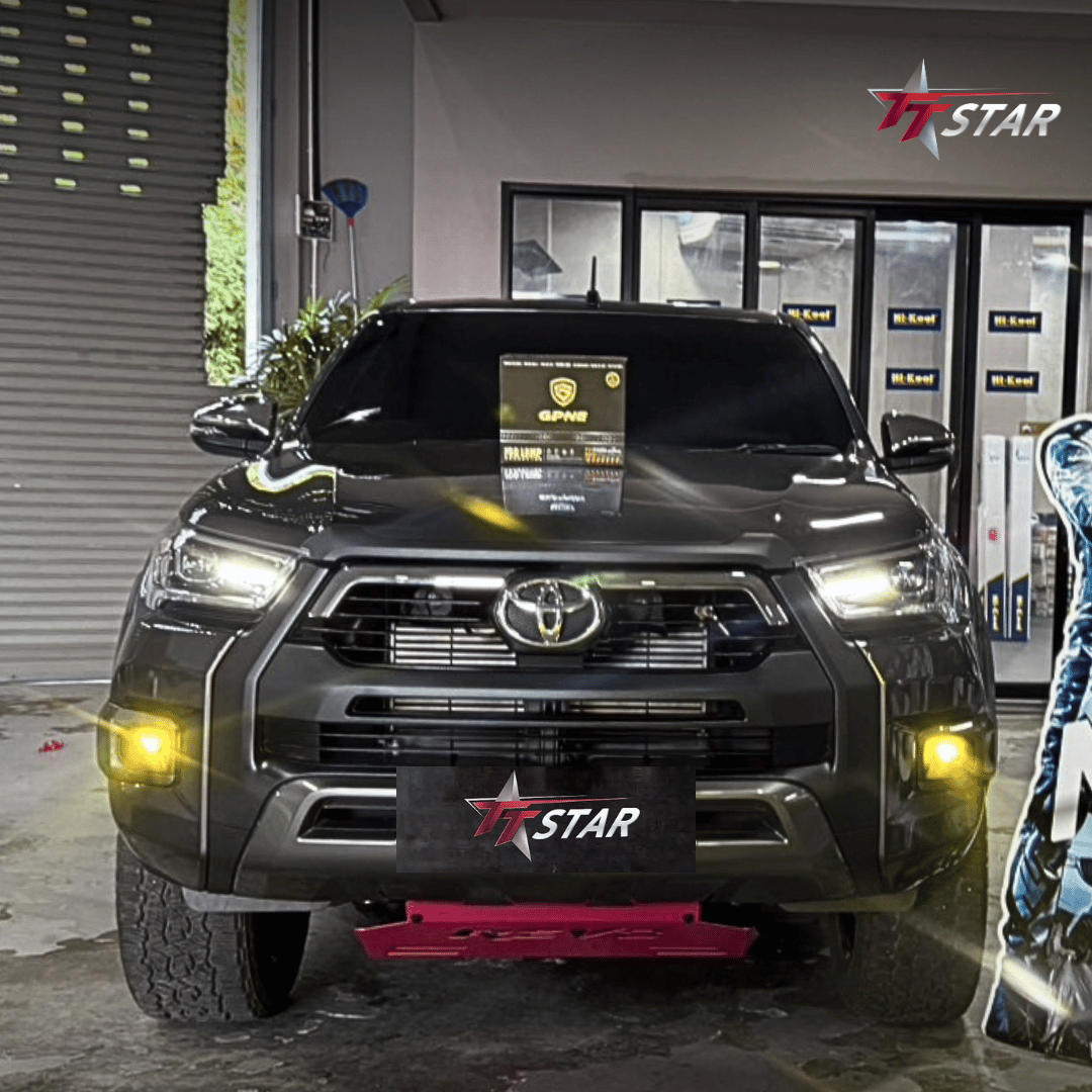 รีวิว อัพเกรดไฟหน้ารถยนต์ TOYOTA ห้องกี่ประดับยนต์ ภูเก็ต