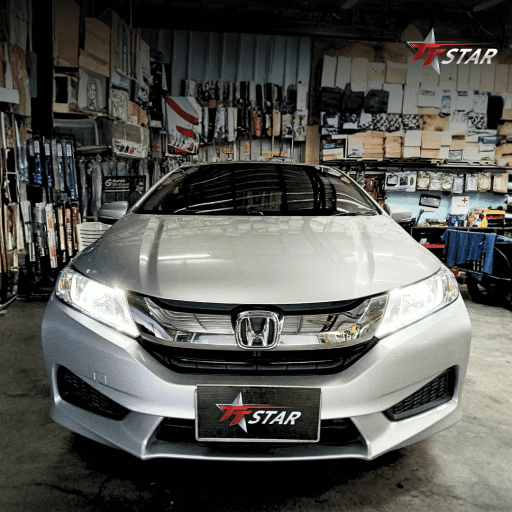 รีวิว อัพเกรดไฟหน้ารถยนต์ HONDA CITY Sound & Film ปัตตานี