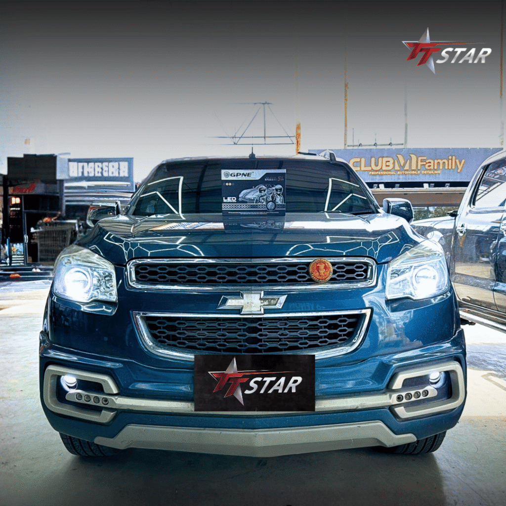 รีวิว อัพเกรดไฟหน้ารถยนต์ CHEVROLET TRAILBLAZER TT AUTO XENON รังสิต