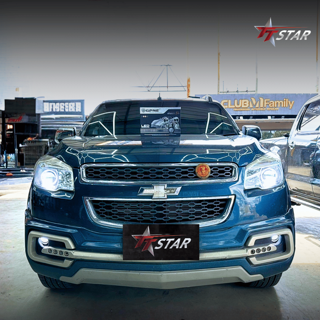รีวิว อัพเกรดไฟหน้ารถยนต์ CHEVROLET TRAILBLAZER TT AUTO XENON รังสิต