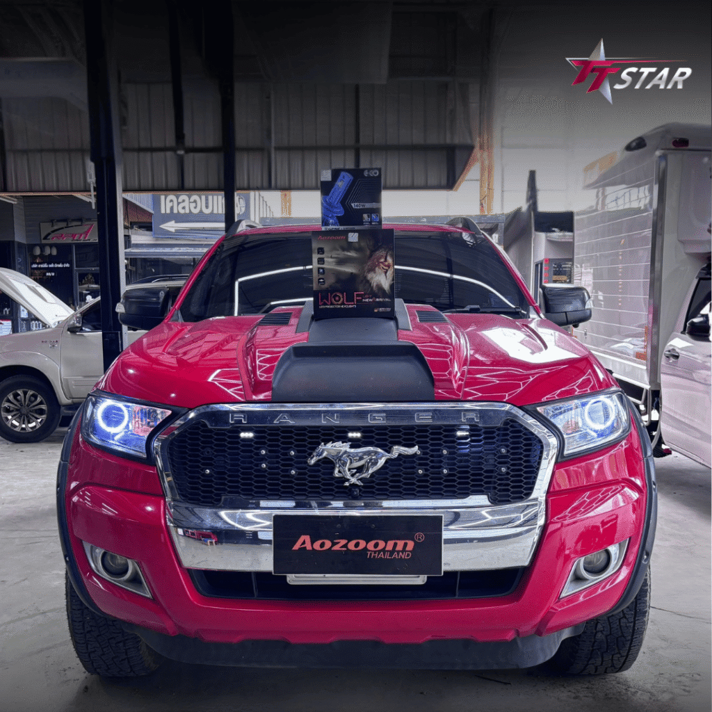 รีวิว อัพเกรดไฟหน้ารถยนต์ FORD RANGER TT AUTO XENON รังสิต
