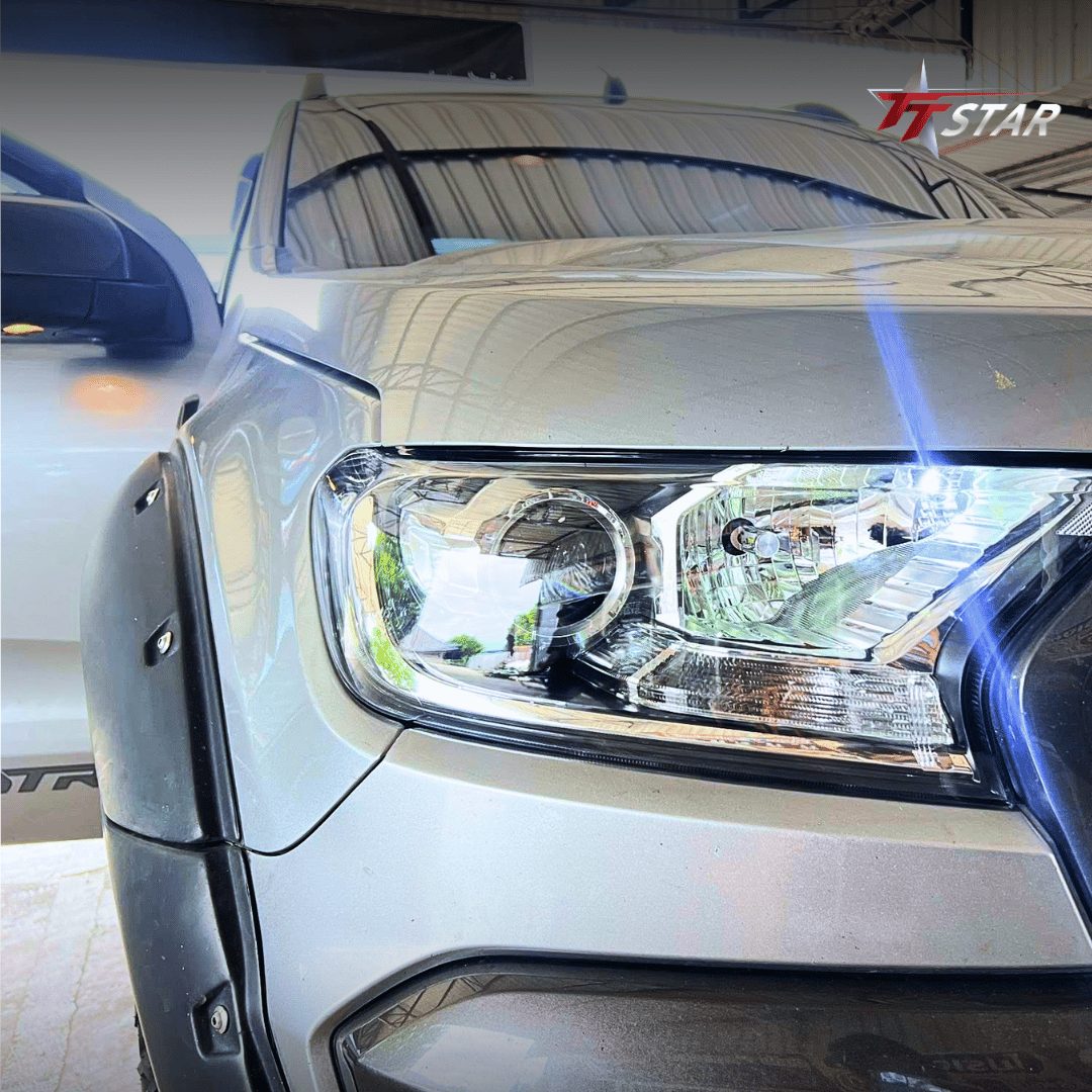 รีวิว อัพเกรดไฟหน้ารถยนต์ FORD RANGER Nc Projector ลพบุรี