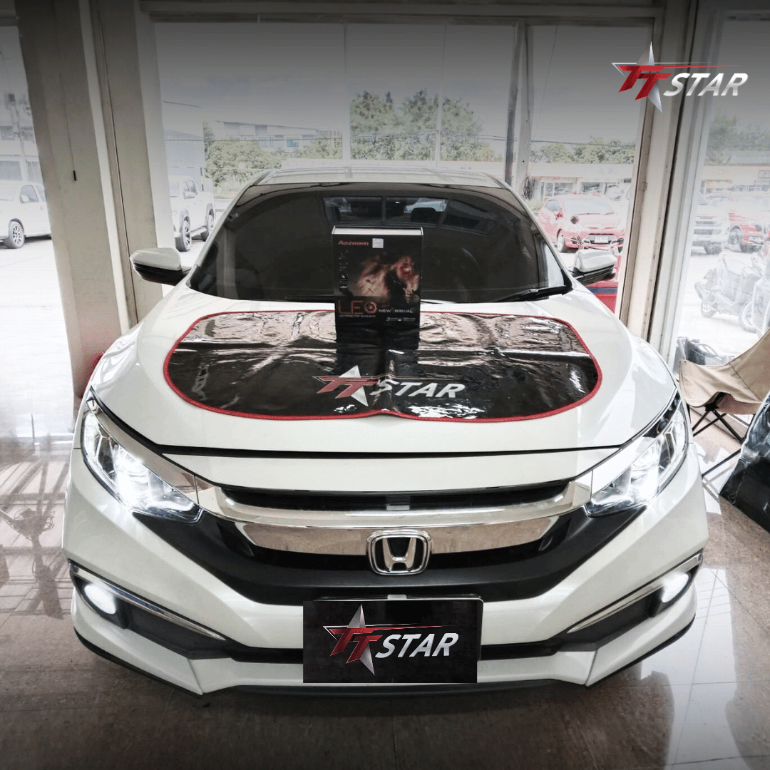 รีวิว อัพเกรดไฟหน้ารถยนต์ HONDA CIVIC POP LED Lighting อยุธยา