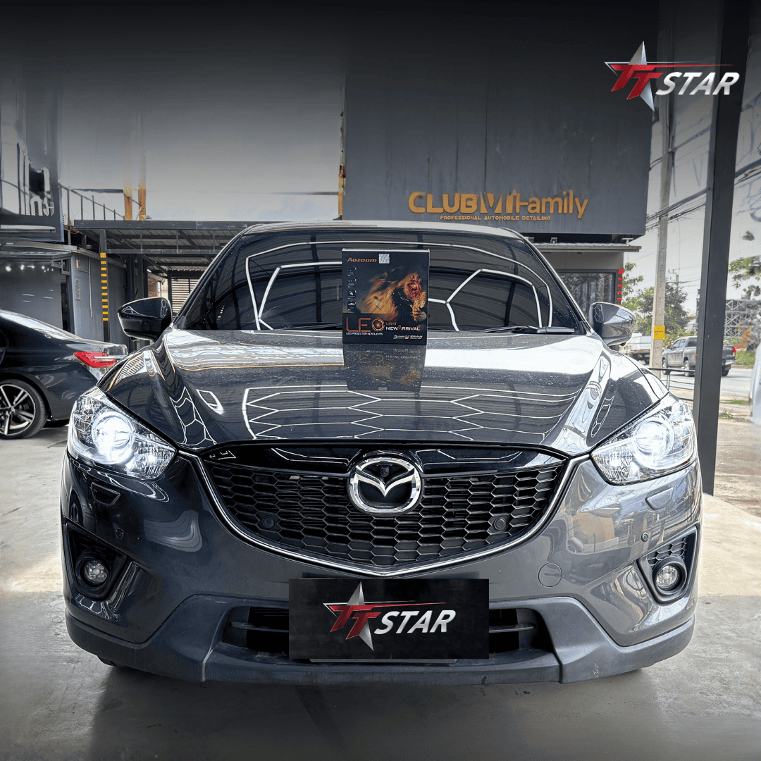 รีวิว อัพเกรดไฟหน้ารถยนต์ MAZDA TT AUTO XENON รังสิต