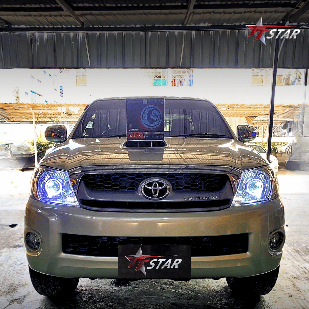 รีวิว อัพเกรดไฟหน้ารถยนต์ TOYOTA HILUX VIGO TT AUTO XENON บางนา-ราม 2