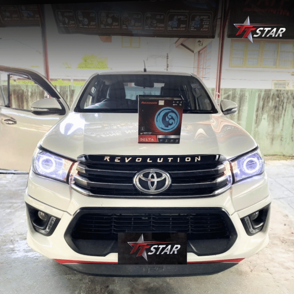 รีวิว อัพเกรดไฟหน้ารถยนต์ TOYOTA เคเคประดับยนต์ ยะลา
