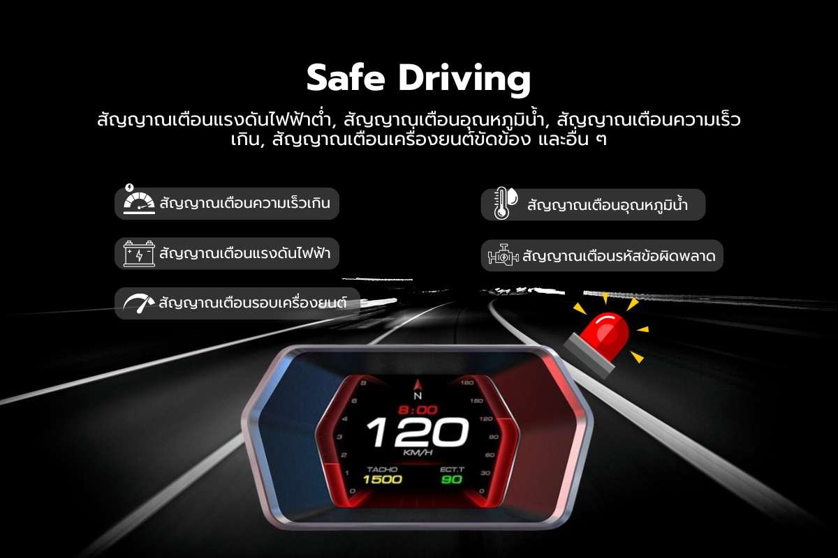 Gauge OBD2 TS9 ปฏิวัติโฉมหน้าปัดรถยนต์สู่ยุคดิจิทัล คมชัดระดับ Ultra-HD พร้อมระบบวิเคราะห์อัจฉริยะ