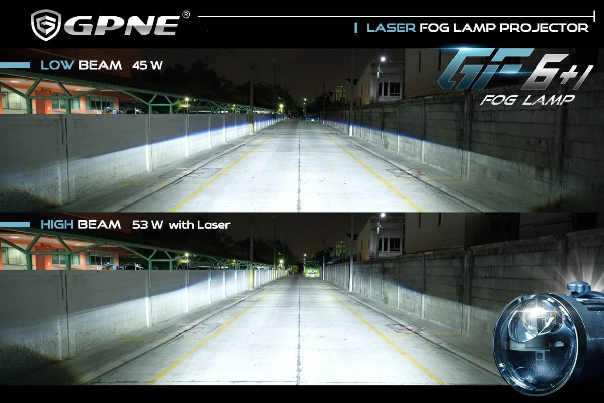 GPNE GF6+1 โปรเจกเตอร์ตัดหมอก Bi-LED รุ่นอัปเกรด สว่างกว่าเดิม เข้มกว่าเดิม ในราคาที่ใครก็เป็นเจ้าของได้