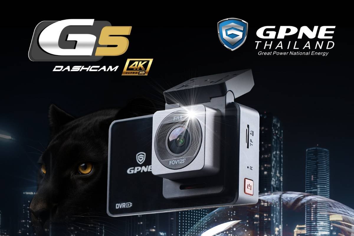 GPNE G5 กล้องติดรถยนต์ WiFi ดีไซน์ซ่อนสาย ชัดทุกองศา มั่นใจทุกการเดินทาง