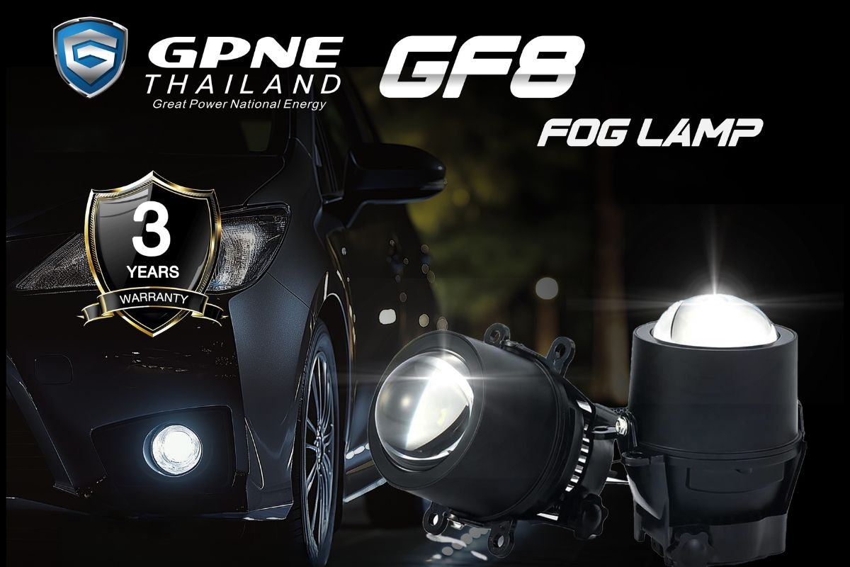 GPNE GF8 Fog Light_1 GPNE GF8 ไฟตัดหมอก Bi-LED 58W สว่างเข้ม คัทออฟคมกริบ รับประกันยาวนาน 3 ปี