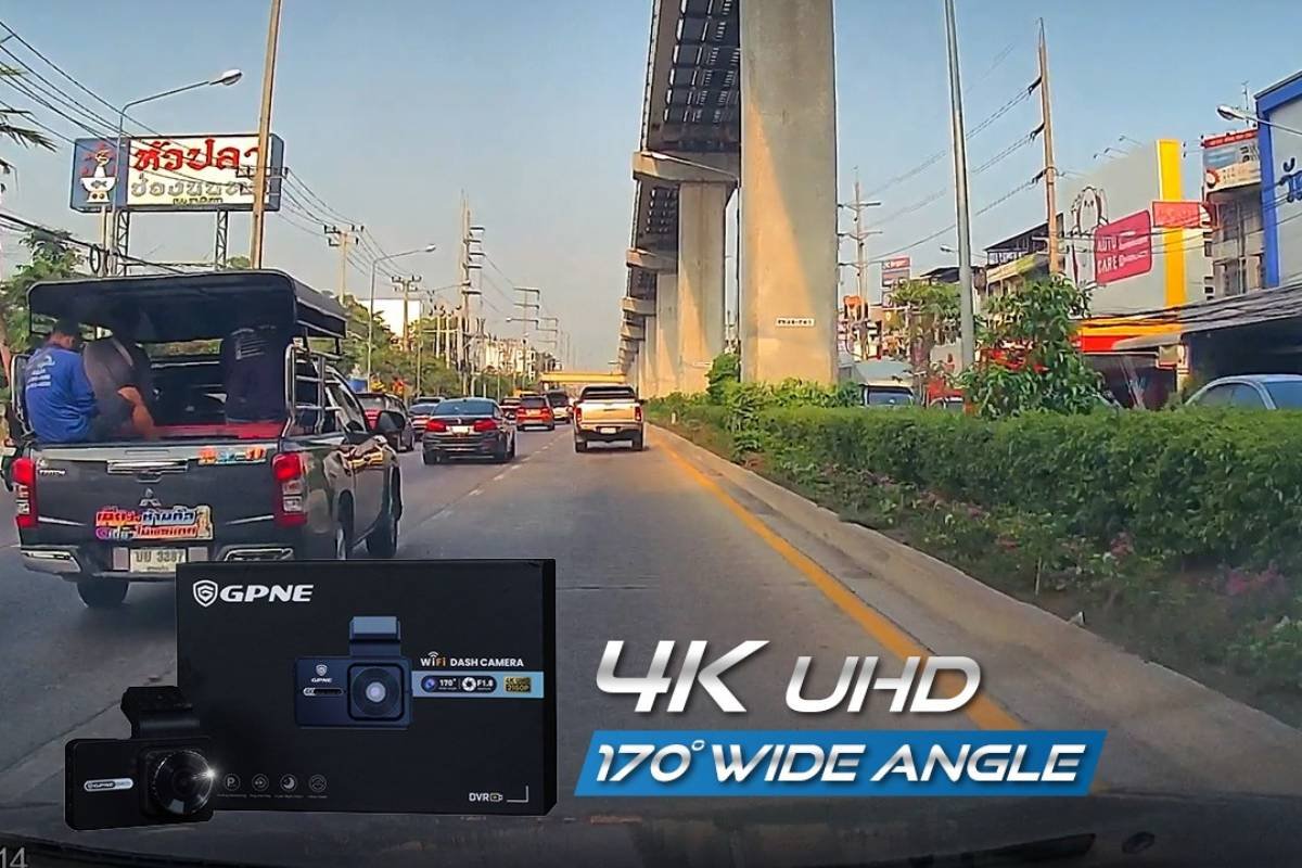 GPNE G5 กล้องติดรถยนต์ WiFi ดีไซน์ซ่อนสาย จิ๋วแต่แจ๋ว ชัดทุกองศา มั่นใจทุกการเดินทาง