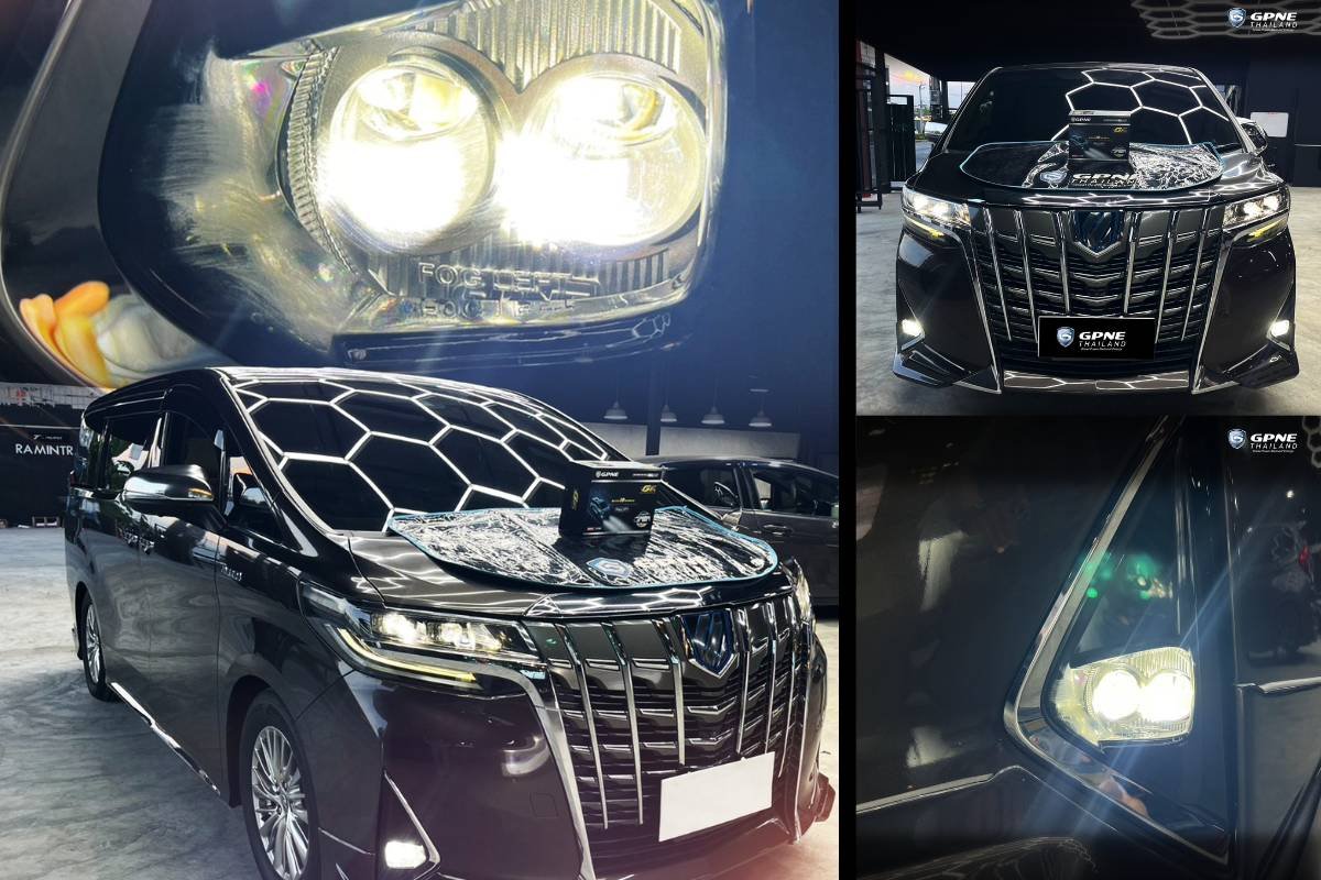 อัปเกรดทัศนวิสัยระดับ First Class! รีวิว GPNE TA50 ไฟตัดหมอกตรงรุ่น Alphard / Vellfi