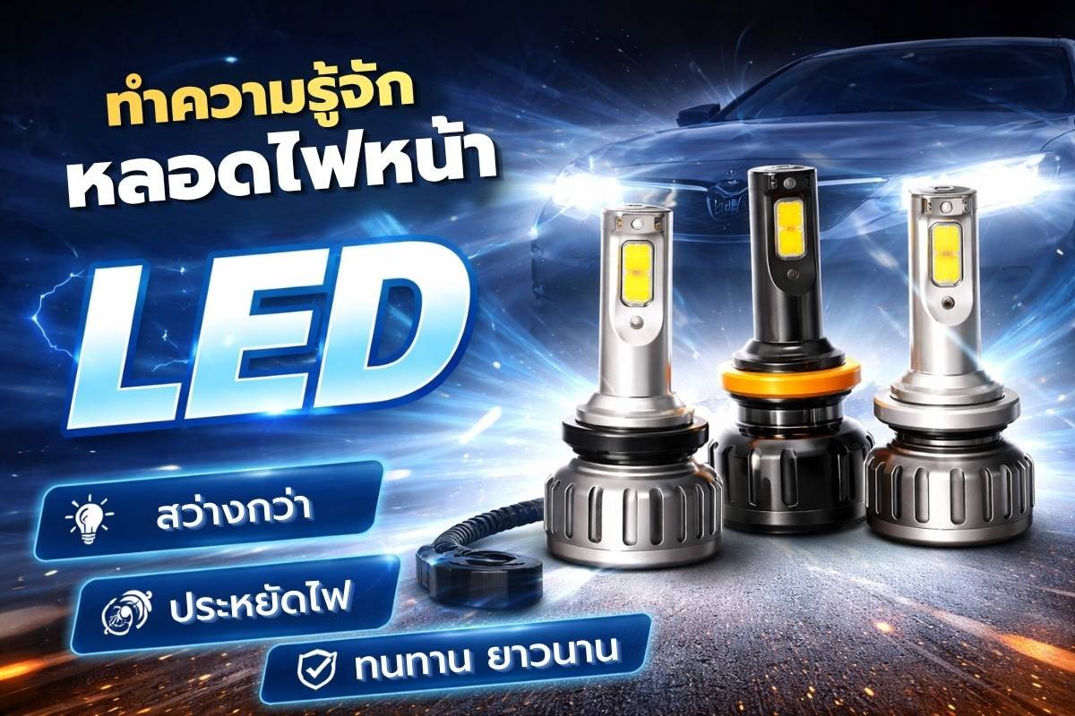 LED vs Xenon_1 LED และ Xenon ต่างกันยังไง? เจาะลึกข้อดี-ข้อเสีย เลือกแบบไหนให้ "ตา" รถคุณสว่างจบที่สุด