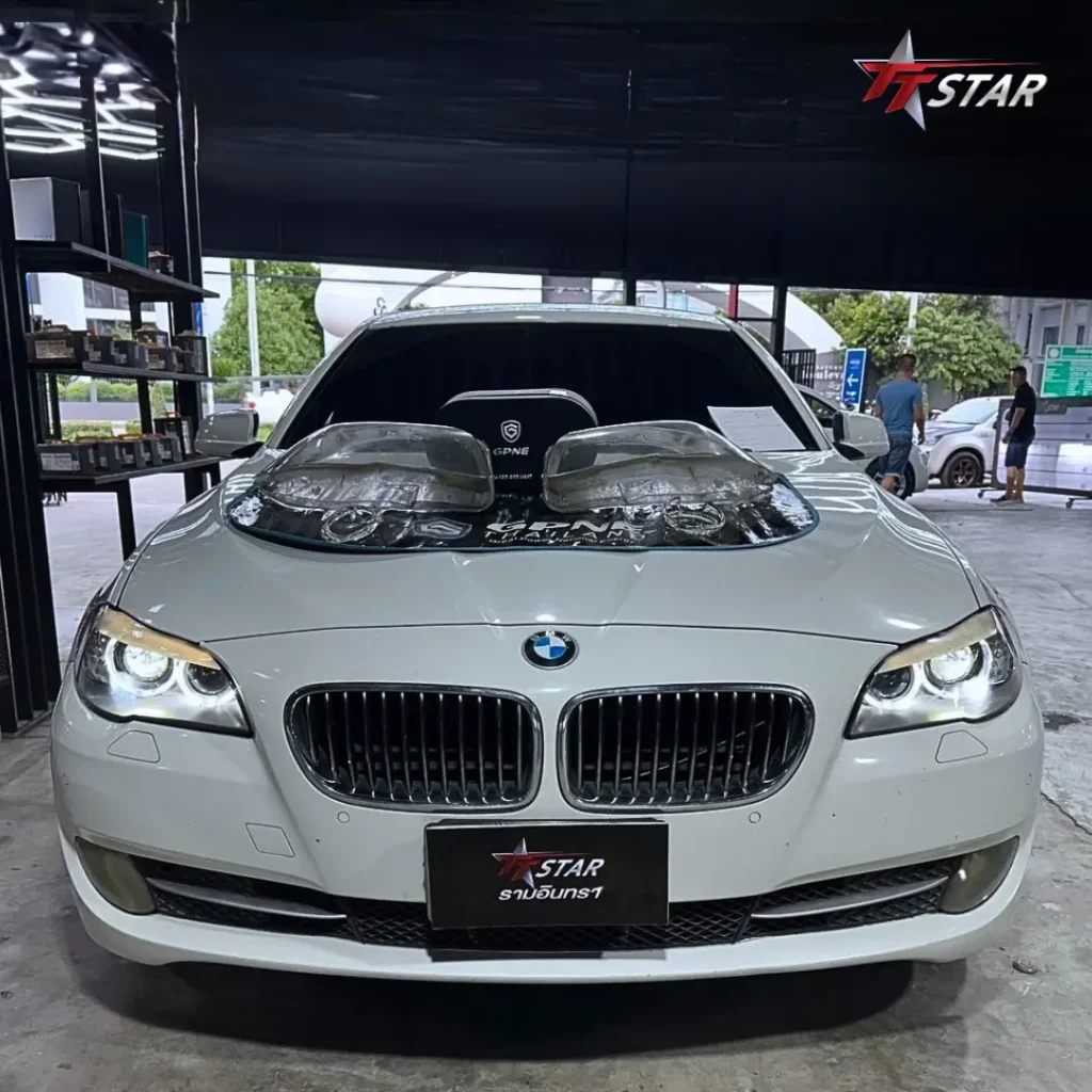 รถ BMW SERIES 5 F10 GPNE LS5+3 เปลี่ยนเลนส์ เปลี่ยนวงแหวน