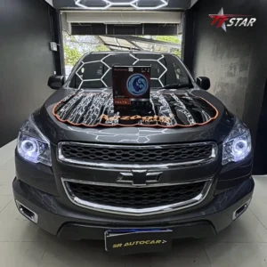 ติดตั้งไฟหน้า Chevrolet Colorado ด้วย AOZOOM DELTA พร้อมวงแหวน BMW Style - SR Autocar เชียงราย
