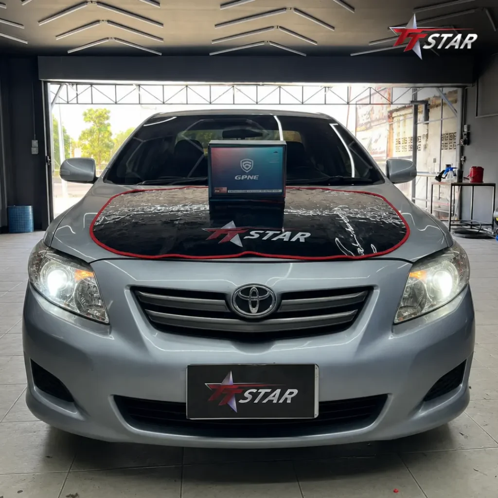 ติดตั้งไฟหน้า TOYOTA COROLLA ALTIS ด้วย GPNE GS50