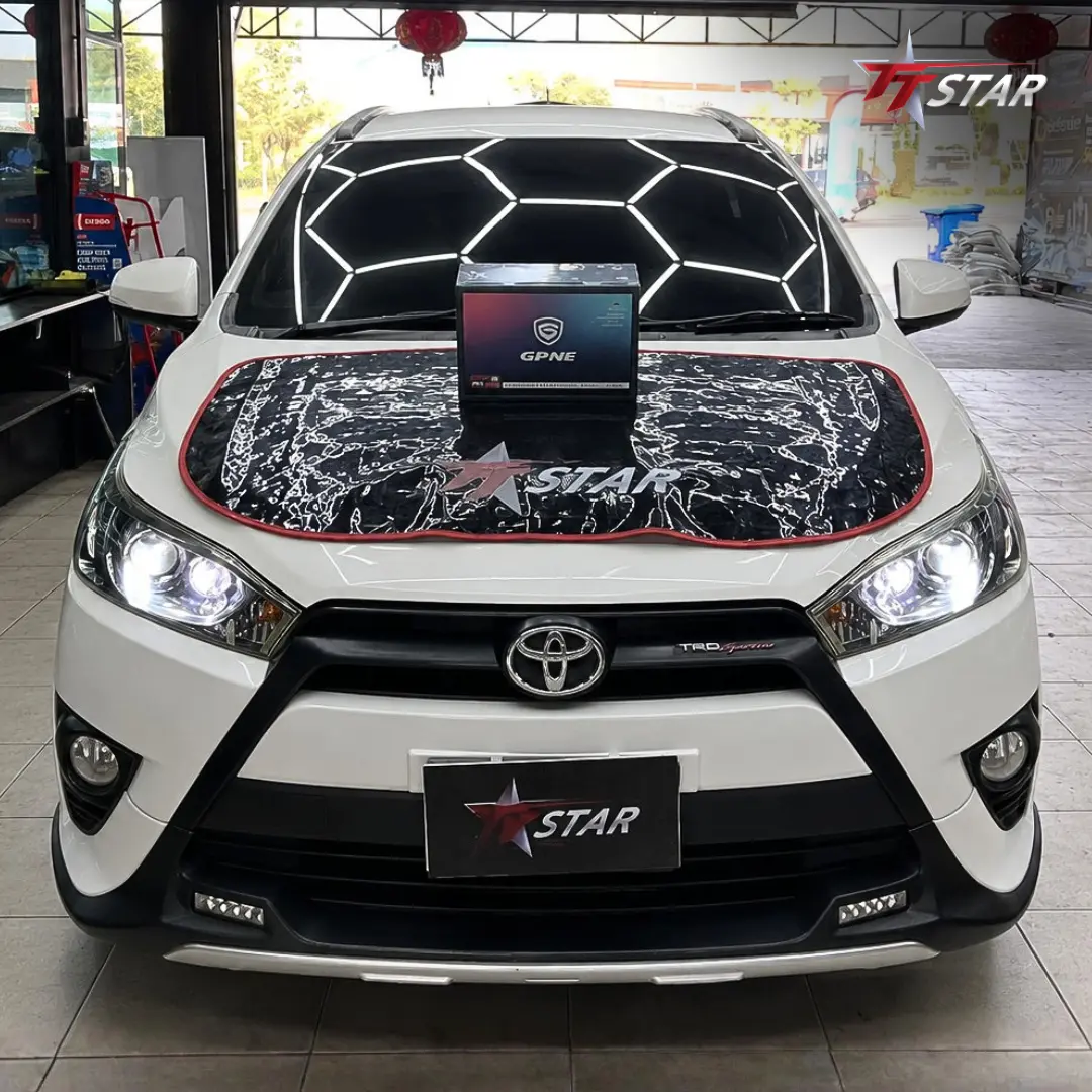 ติดตั้งไฟหน้า Toyota Yaris ด้วย GPNE GS50